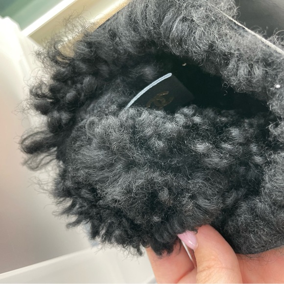 Brand new Chanel black boots. Leather on the outside and fur lined inside. - Picture 5 of 6